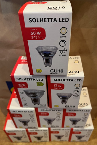 Ikea solhetta gu10 dimmbare - gu10,