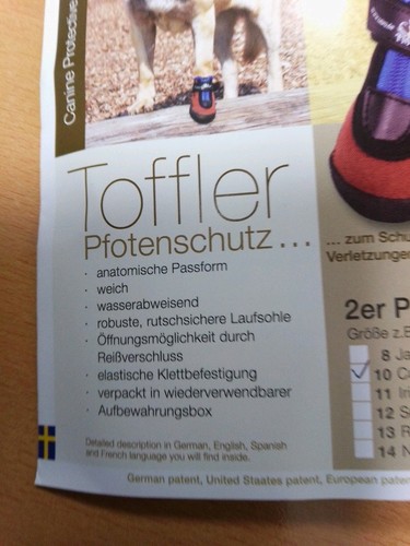 Sabro toffler pfotenschutz - sabro,