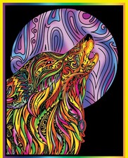 Ausmalbild, Samtbild - Zebra