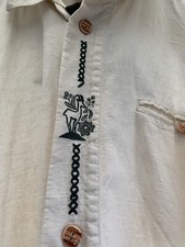 Trachtenhemd Grubig Trachten Gr. 44 mit Krawatte