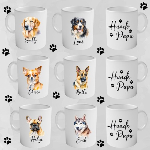 Tasse hund personalisiert - tasse, name