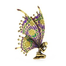 Brosche Schmetterling Fee