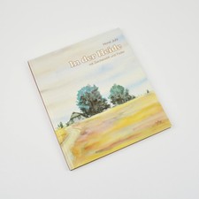 In der Heide mit Zeichenstift