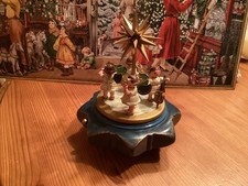 Hubrig Volkskunst Spieluhr Blauer Stern   R a r i t ä t