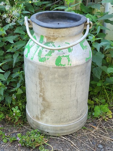 Große alte milchkanne alu - große,
