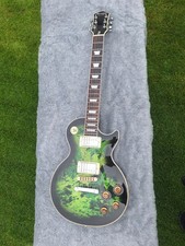 E-Gitarre LES PAUL Style Wide Neck, Edelstahlbünde