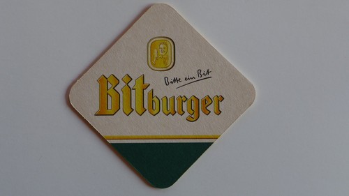 Bierdeckel bitburger brauerei - bierdeckel,