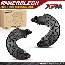 2x Ankerblech Bremsscheibe Vorne für Audi A3 8V1 Seat Ateca Leon Skoda Octavia 3