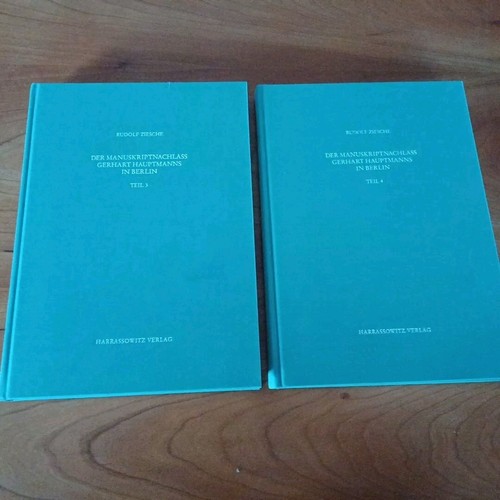 Der manuskriptnachlass gerhart - der,