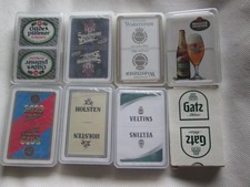 8 Stück SKAT Spielkarten Französisches 32 Blatt von Bier Firmen Neu und OVP