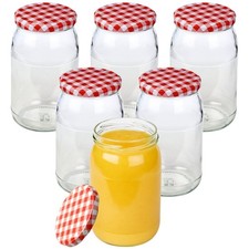 6er Set Einmachgläser 900 ml