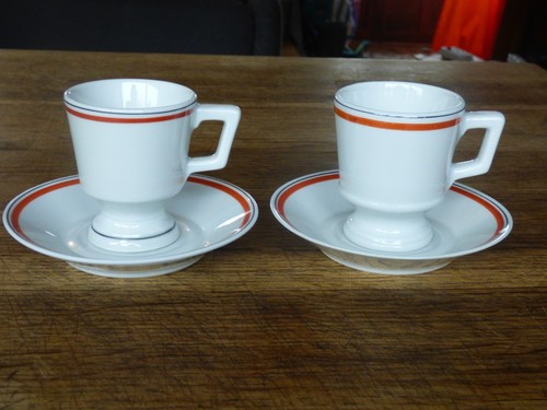 Duo tassen brennstil porzellan - brennstil,