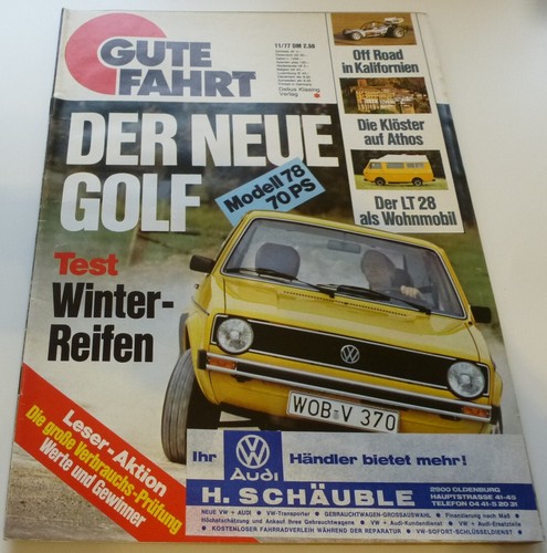 Gute fahrt golf - 11/77,
