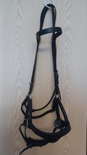Groskorthe Sidepull Luxus Warmblut mit D-Ringen für Gebissriemen