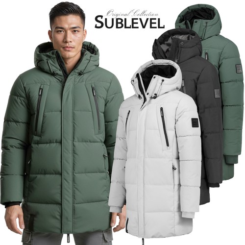 Sublevel parka herren - sublevel, lang