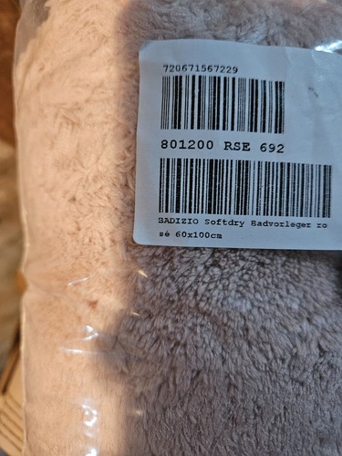 Qvc badvorleger rose neu - badvorleger,