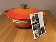 Le Creuset Bräter La Marmite Signature 26 cm Ofenrot, NEU und originalverpackt