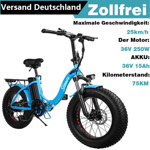 Bike klapprad zoll 36v - zoll,