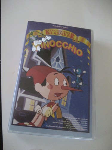 Vhs zeichetrickfilm pinocchio - zeichetrickfilm,