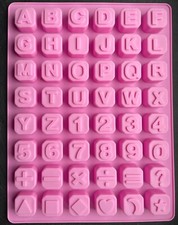 3D Fondantform Buchstaben