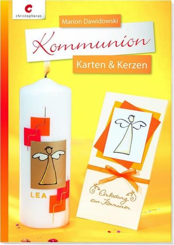 Kommunion karten kerzen - karten, &