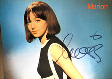 Autogramm Marion Maer Karte aus den 60er - heute 82 Jahre alt Schlager xyz