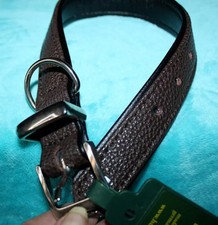 Hunter Halsband VEGA N täuschend echt hochwertiges Kunstleder 55-er M - L 42 -50