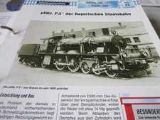 Dampflok mit Aufriss pfälz P