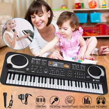 Elektronische Klavier Kinder Klavier Keyboard 61 Tasten E-Piano Klavier Geschenk