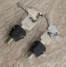 2x Zylinderschloss, Hebelschloss, Briefkastenschloss, Geldkassetten-Schloss