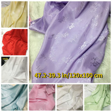 Retro Blumenmuster Satin