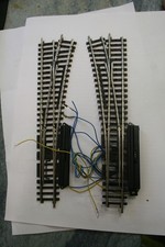 MÄRKLIN H0 2271 ELEKTRISCHES WEICHENPAAR SCHLANK  K-GLEIS TOP! MM307/05