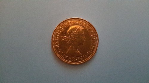 Goldmünze full sovereign - full, 1963