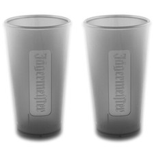 1 Paar Original 0,3l Jägermeister Plastikbecher Partybecher Becher Glas grau