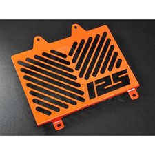 kompatibel mit KTM 125 Duke BJ 2011-16 Kühlerschutz Kühlergitter Logo orange