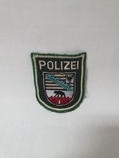 Ärmelabzeichen Polizei LSA Sachsen-Anhalt Landespolizei grüne Uniform