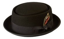 Schwarz Pork Pie Hut Mod Ska