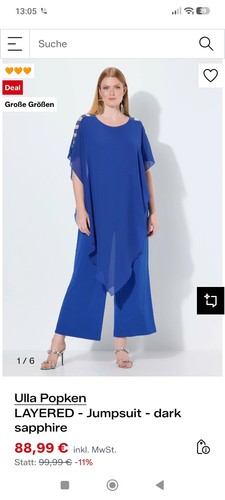 Ulla popken jumpsuit lagenlook - ulla,