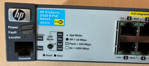 Procurve 2520 poe - hp,