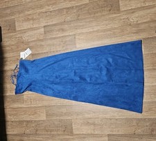 Zara trägerkleid blau lang - trägerkleid,