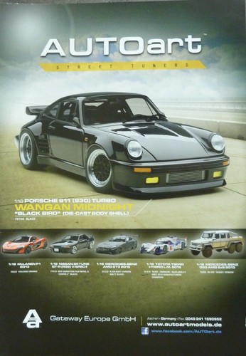 Autoart werbeseite porsche 911 - werbeseite,