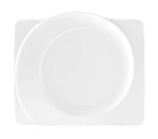 Seltmann Weiden PASO 6 X Frühstücksteller eckig 25 cm Teller Kuchenteller Weis