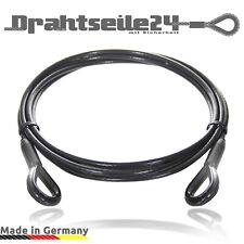 Stahlseil Ummantelt für Fitnessgeräte Fitness Ersatzseil Kraftstation 4mm 6mm