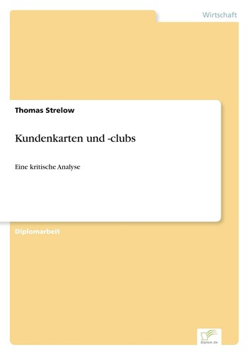 Kundenkarten und clubs buch - und,
