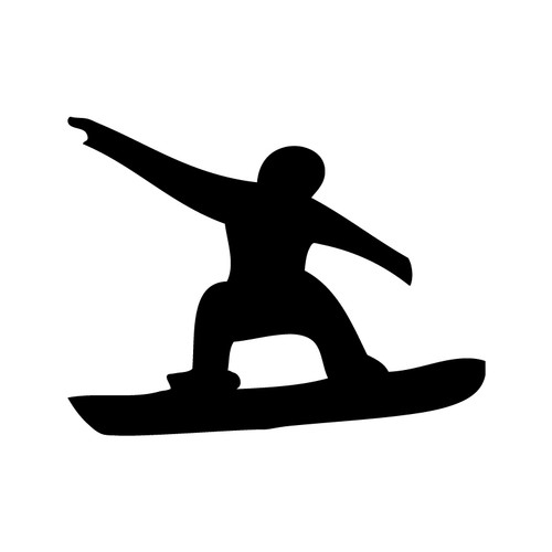 Snowboarder aufkleber auto - snowboarder,