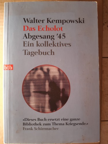 Walter kempowski das echolot - -,