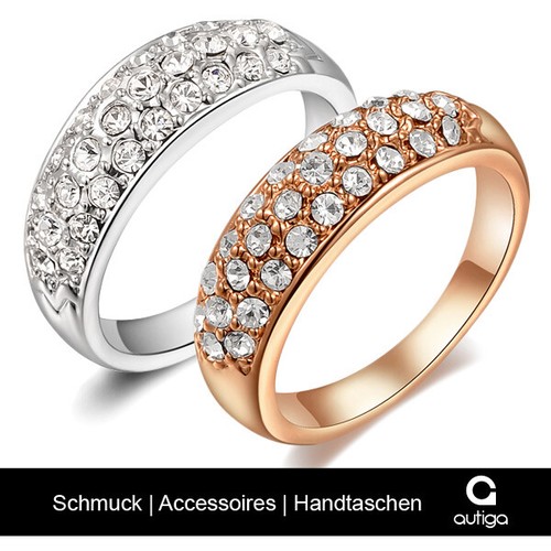 Damen ring zirkonia kristall - damen,