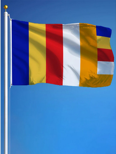 Buddhismus flagge fahne - flagge, blau