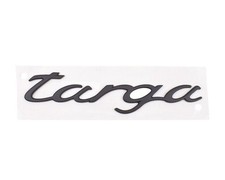 PORSCHE 911 991 Original Schriftzug targa Emblem Heckklappe schwarz 99155930901