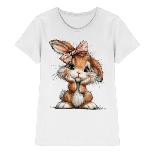 Hasen shirt damen mit - hasen,